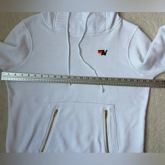 Aviator Nation White Ninja Pullover Hoodie Unisex Sizing Large - Picture 6 of 10